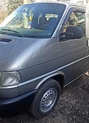 Дефлекторы окон, ветровики на volkswagen t4 1990-2003 (скотч) av-tuning