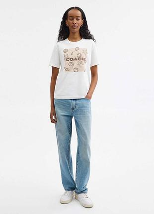 Футболка жіноча coach signature square