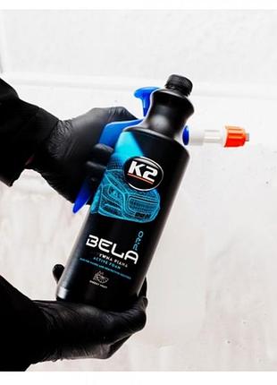 Авто шампунь, активная пена для мойки авто k-2 bela pro (черника) 1л