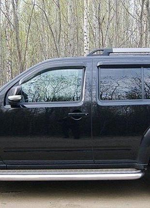 Дефлектори вікон nissan pathfinder 2005-2013 (ni43). вітровики на nissan pathfinder
