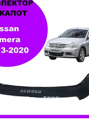 Дефлектор капота на nissan almera 2013-2020