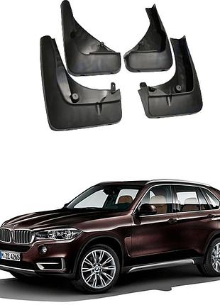 Бризковики для автокомплекс 4 шт bmw x5 (f15) з порогами 2013-2018 (передні та задні) avtm