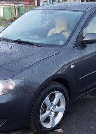 Дефлектори вікон mazda 3 (i) 2003-2009 sedan (hic). вітровики на mazda 3 седан