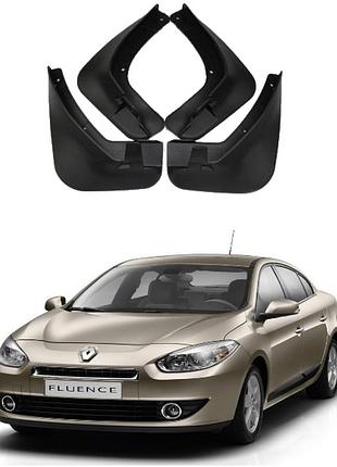 Брызговики для авто комплект 4 шт renault fluence 2008-2017 ( передние и задние )