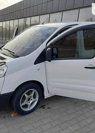 Дефлекторы окон, ветровики на peugeot expert ii 2007 - 2018 (скотч) av-tuning