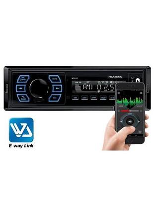Автомагнитола в машину с bluetooth nextone nd-01 синяя подсветка. магнитофон для авто