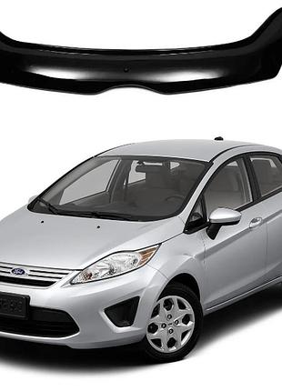 Дефлектор капота мухобойка на ford fiesta 2008-2017 (форд фиеста) eurocap