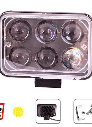 Фара робочого світла wlp-184d spot 6led*3w(135*80*60)/10-30v/18w/6000k (wlp-184d)