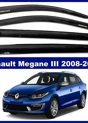 Дефлектори вікон renault megane iii 2008-2014 універсал