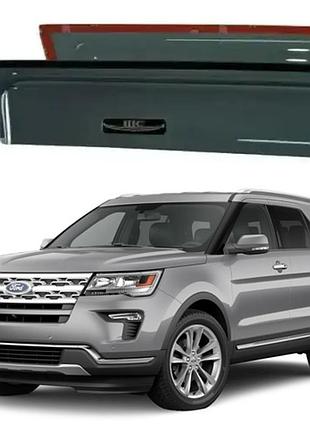 Дефлекторы окон ветровики для авто ford explorer 2010-2019 (скотч) hic