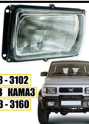 Фара газ-3102, маз, камаз, уаз-3160
