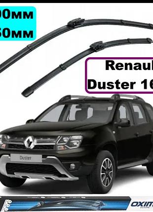 Щітки склоочисника renault duster '16-18 (квадрат крепл), кт 2 шт., 600/450 мм