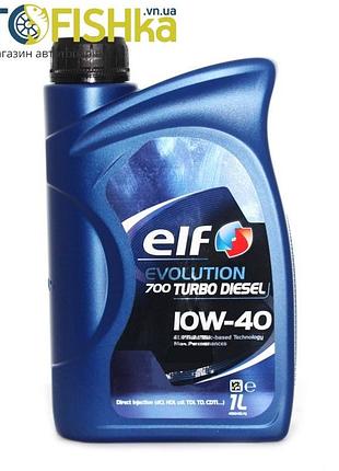 Мастило моторне / моторное масло elf evolution 700 turbo diesel 10w-40 1л