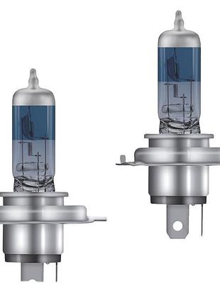 Лампа н4 12v100/90 (43) osram cool blue h 5000k+50% (2шт)