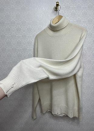 Гольф/ водолазка/ светр з коміром 90 % вовна 10 % кашемір amaranto/ італія