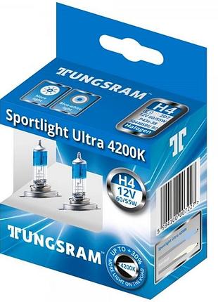 Лампа н4 12v 60/55 (43) tungsram sportlight ultra 4200k