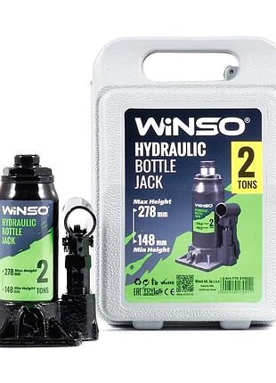 Автомобильный гидравлический бутылочный домкрат 2 тон. 'winso' в кейсе 148-278мм (170210)