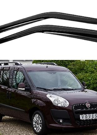 Дефлекторы окон ветровики для авто fiat doblo 2010-2015 sunplex