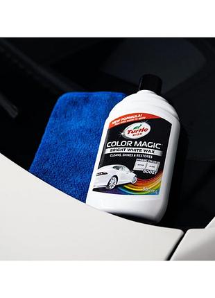 Полироль кузова turtle wax color magic ( белый, 500 мл)