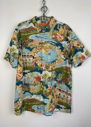 Tori richard hawaii xl чоловіча літня теніска, сорочка , гавайка