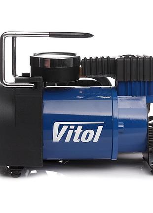 Компресор "vitol" k-30 150psi/14amp/37 л/прикурювач (k-30). автокомпресор. насос електричний