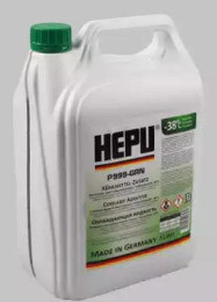 Зелений концентрат антифризу hepu g11 5 л. (оригінал). охолоджувальна рідина