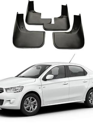 Брызговики для авто комплект 4 шт citroen c-elysee 2012-2023 ( передние и задние )