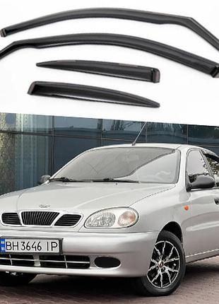 Дефлектори вікон вітровики на авто daewoo lanos ( вставні ) av-tuning