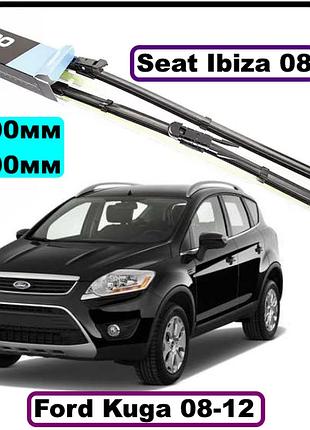 Щетки стеклоочистителя fiat doblo 10-/ford kuga 08-12/seat ibiza 08- ,кт 2 шт