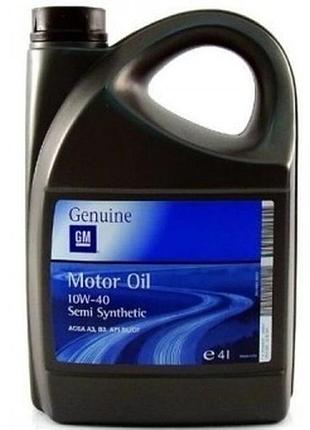 Полусинтетическое моторное масло gm 10w40 (4л)