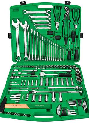 Набор инструментов 1/2", 1/4" 130 шт с битами и ключами gcai130t