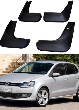 Бризковики для авто комплект 4 шт volkswagen polo хетчбек 2009 - 2017 (передні та задні)