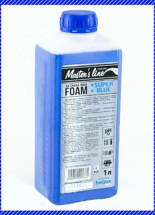 Автошампунь активна піна для миття helpix professional super blue 1 л