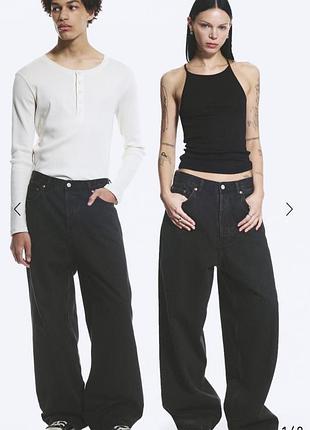 Джинси унісекс h&m weekday astro baggy