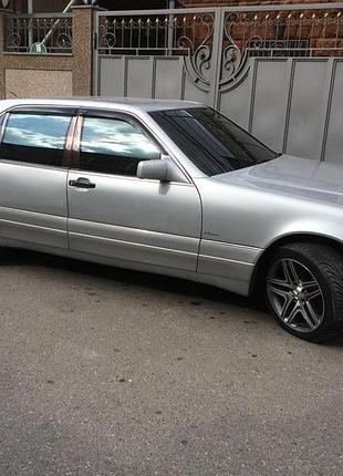 Дефлектори вікон mercedes s-klasse w-140 1991-1998 long база. вітровики на mercedes s-klasse w-140