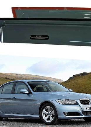 Дефлекторы окон ветровики на bmw 3 series e90 седан 2005-2011 (скотч) hic