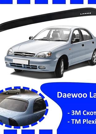 Дефлектор заднього скла на авто daewoo lanos седан (скотч) av-tuning
