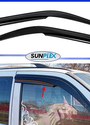 Дефлектори вікон, вітровики на mercedes vito i 1996-2003 (скотч) sunplex