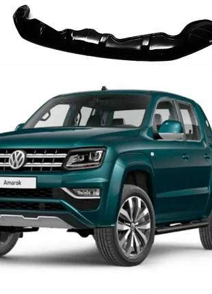 Дефлектор капота мухобойка на volkswagen amarok 2010-2023 dragon (фольксваген амарок) eurocap