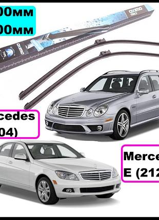 Щітки склоочисника mercedes c (204) 2007-/e(212) 2009-,кт 2 шт