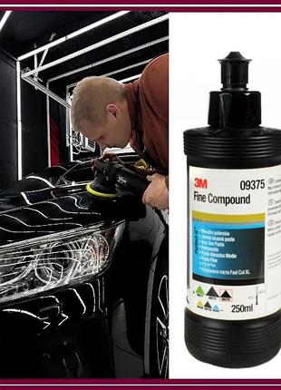 🛠 полироль кузова 3m 09375 паста абразивная, 250 мл