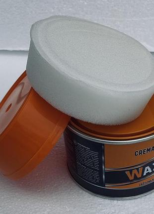 Полироль кузова паста atas waxy cream паста+губка 250ml