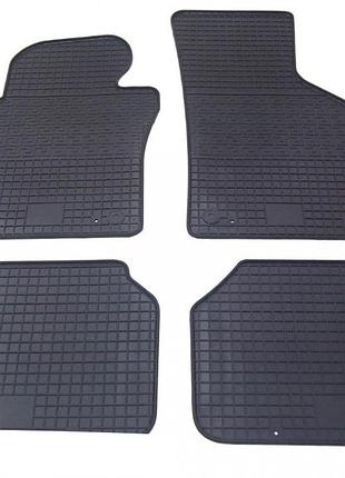 Гумові килимки в салон volkswagen passat b6, b7 2005-2014, сс 08->, tiguan 07 -> борт 1 см