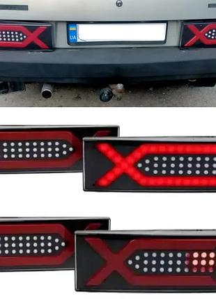 Ліхтарі задні на авто ваз 2108, 2109, 21099, 2113, 2114 задні x-led комплект 2 шт.
