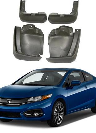 Брызговики для авто комплект 4 шт honda civic седан 2012 -2016 (передние и задние )