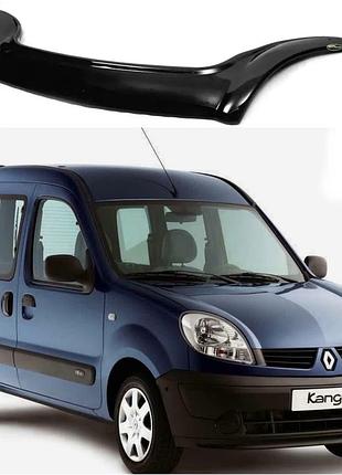 Дефлектор капота мухобойка на renault kangoo 2003-2008 (рено кенго) eurocap