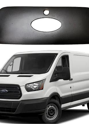 Зимова заглушка на решітку радіатора ford transit 2014 — чорна матова