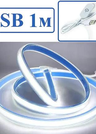 Стрічка гнучка світлодіодна від usb 1 метр, від повербанка cobalt