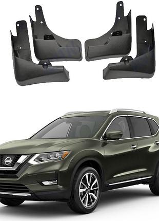 Брызговики для авто комплект 4 шт nissan x-trail 2014-2021 ( передние и задние )