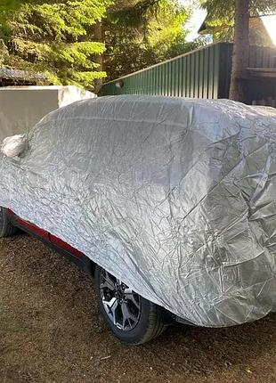 Тент чехол на авто в кузове джип/минивен с карманами под зеркала lavita l 480х195х155